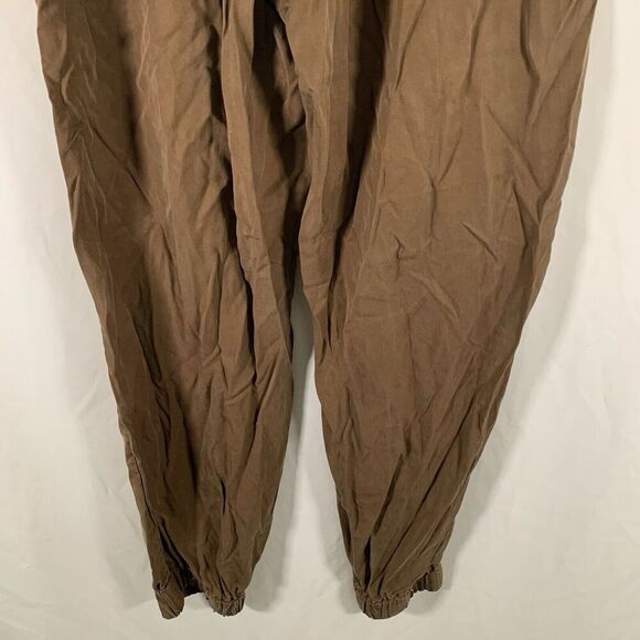 Banana Republic Jogger Pants Womens Small Brown Pull On Elastic Waist Drawstring - Picture 9 of 9